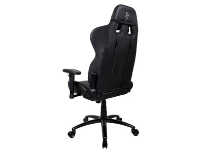 Arozzi Inizio Polyurethane Racing Gaming Chair, Black/Gray (INIZIO-PU-BKGY)
