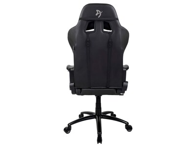 Arozzi Inizio Polyurethane Racing Gaming Chair, Black/Gray (INIZIO-PU-BKGY)