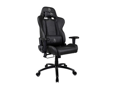 Arozzi Inizio Polyurethane Racing Gaming Chair, Black/Gray (INIZIO-PU-BKGY)