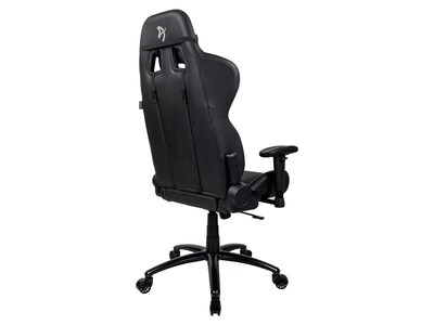 Arozzi Inizio Polyurethane Racing Gaming Chair, Black/Gray (INIZIO-PU-BKGY)