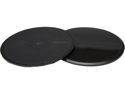 Mind Reader 2-Piece Black Glider Disk Set, 7Dia. (1CSLIDE-BLK1)