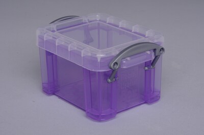 Really Useful Box 0.14 Liter Snap Lid Storage Bin, Assorted Colors (0.14L ASS)