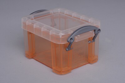 Really Useful Box 0.14 Liter Snap Lid Storage Bin, Assorted Colors (0.14L ASS)