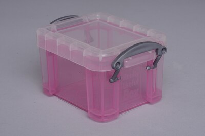 Really Useful Box 0.14 Liter Snap Lid Storage Bin, Assorted Colors (0.14L ASS)