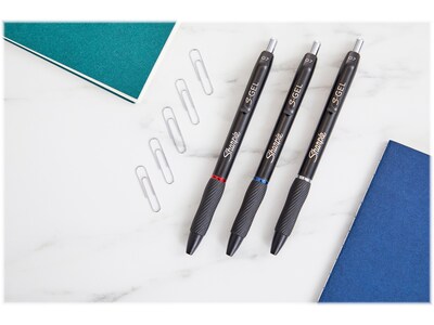 Sharpie S-Gel Retractable Gel Pens, Medium Point, 0.7mm, Assorted Ink, Dozen (2096153)