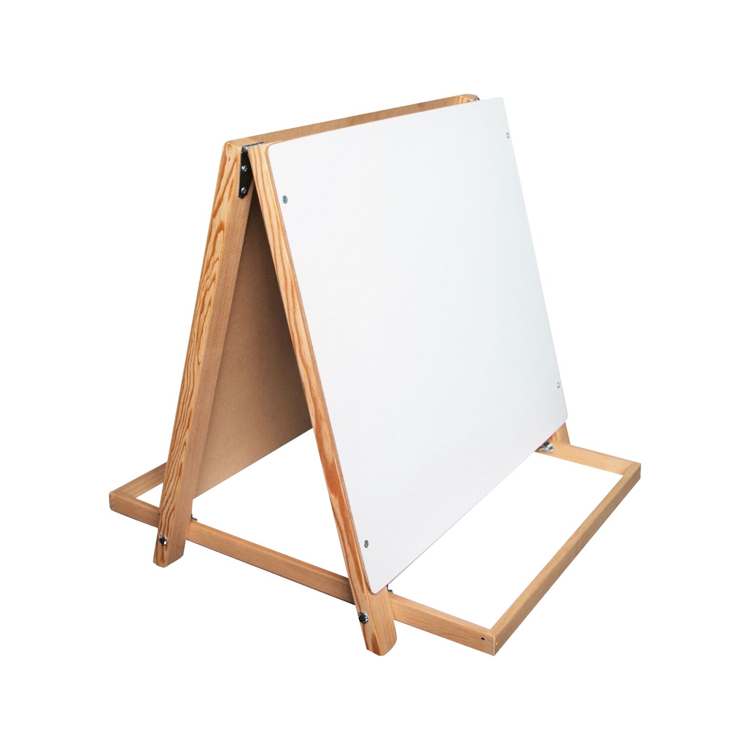 Flipside Tabletop Easel, 18.5, White/Green/Wood, Assorted Materials (17305)