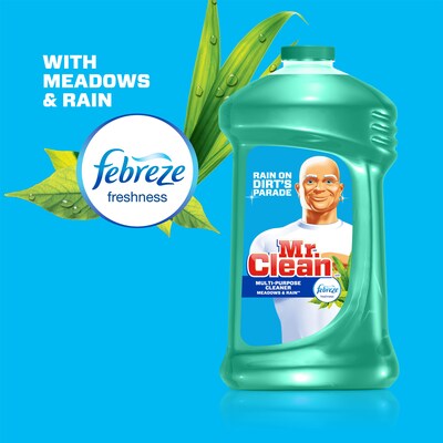 Mr. Clean Multi-Surface Cleaner with Febreze Freshness, Meadows & Rain Scent, 1 gal. (23124)
