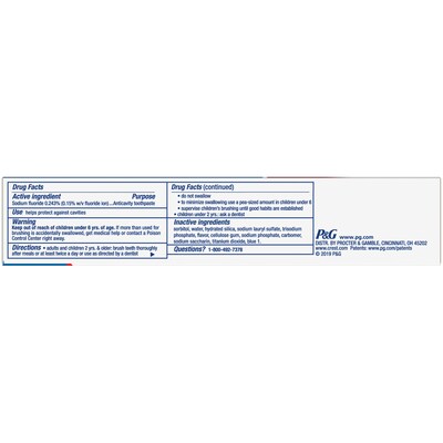 Crest Cavity Protection Regular Toothpaste, 4.2 oz (322)