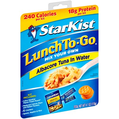 Starkist Lunch-To-Go Albacore Tuna in Water, 2.6 oz., 12/Pack (307-00211)