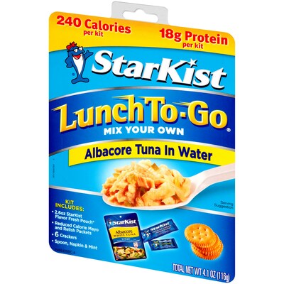 Starkist Lunch-To-Go Albacore Tuna in Water, 2.6 oz., 12/Pack (307-00211)