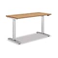 HON Coze 48W Laminate Height Adjustable Table, Natural Recon (HABETANR2448)