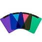 JAM Paper Plastic Clipboard, Letter Size, Assorted Fashion Colors (3409FASSRT)