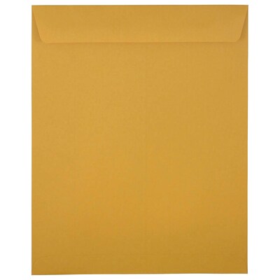 JAM Paper Open End Kraft Catalog Envelope, 11 1/2 x 14 1/2, Brown, 100/Pack (313011452)