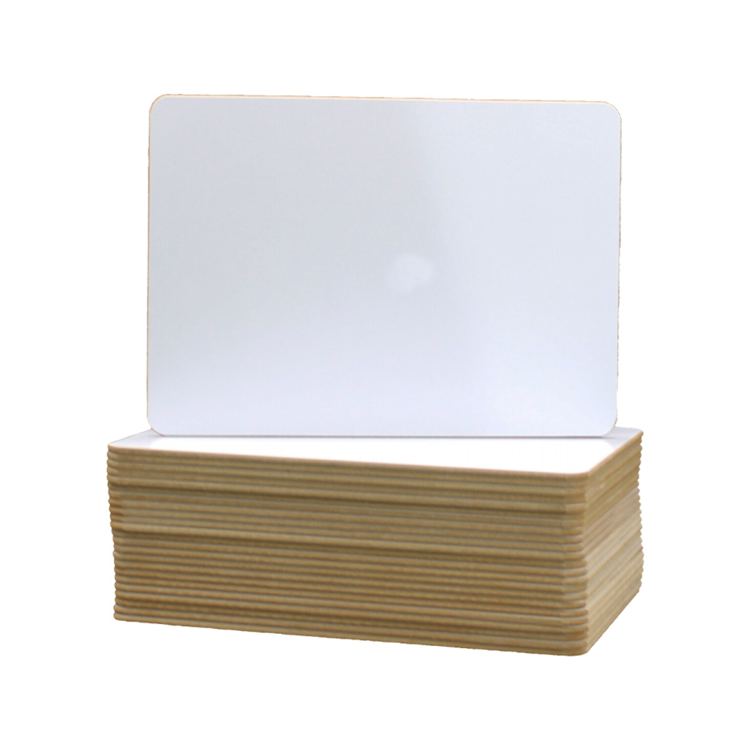 Flipside 24-Piece White Dry-Erase Board Set, Mobile, 9.5 x 12, Multi-Grade (12064)