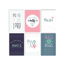 Better Office Assorted Cards with Envelopes, 6 x 4, Multicolor, 100/Pack (64562)