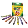 Crayola Jumbo Kids Crayons, Assorted Colors, 8/Box (52-0389)