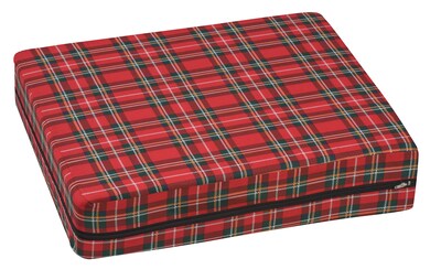 DMI® 16 x 18 x 4 Foam High-Density Deluxe Wheelchair Cushion, Polyester/Cotton Cover, Plaid (513-
