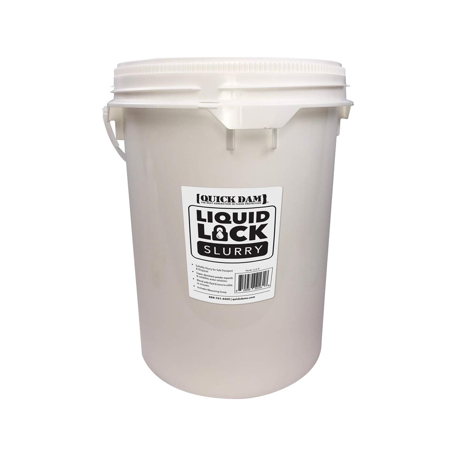 Quick Dam Liquid Lock Slurry, Up to 5 Gal. (LLS-5)