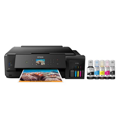 Epson Expression® Premium ET-7750 EcoTank® Wide-format 5-Color Photo and Document All-in-One SuperTank Printer