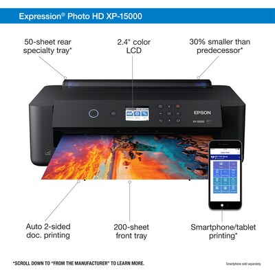 Epson Expression Photo HD XP-15000 Wireless Wide-format Printer (C11CG43201)