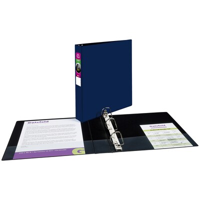 Avery Durable 1 1/2" 3-Ring Non-View Binder, Blue (27351)