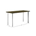 HON Coze 48W Desk, Florence Walnut and Silver (HONRPL2448FWP6)