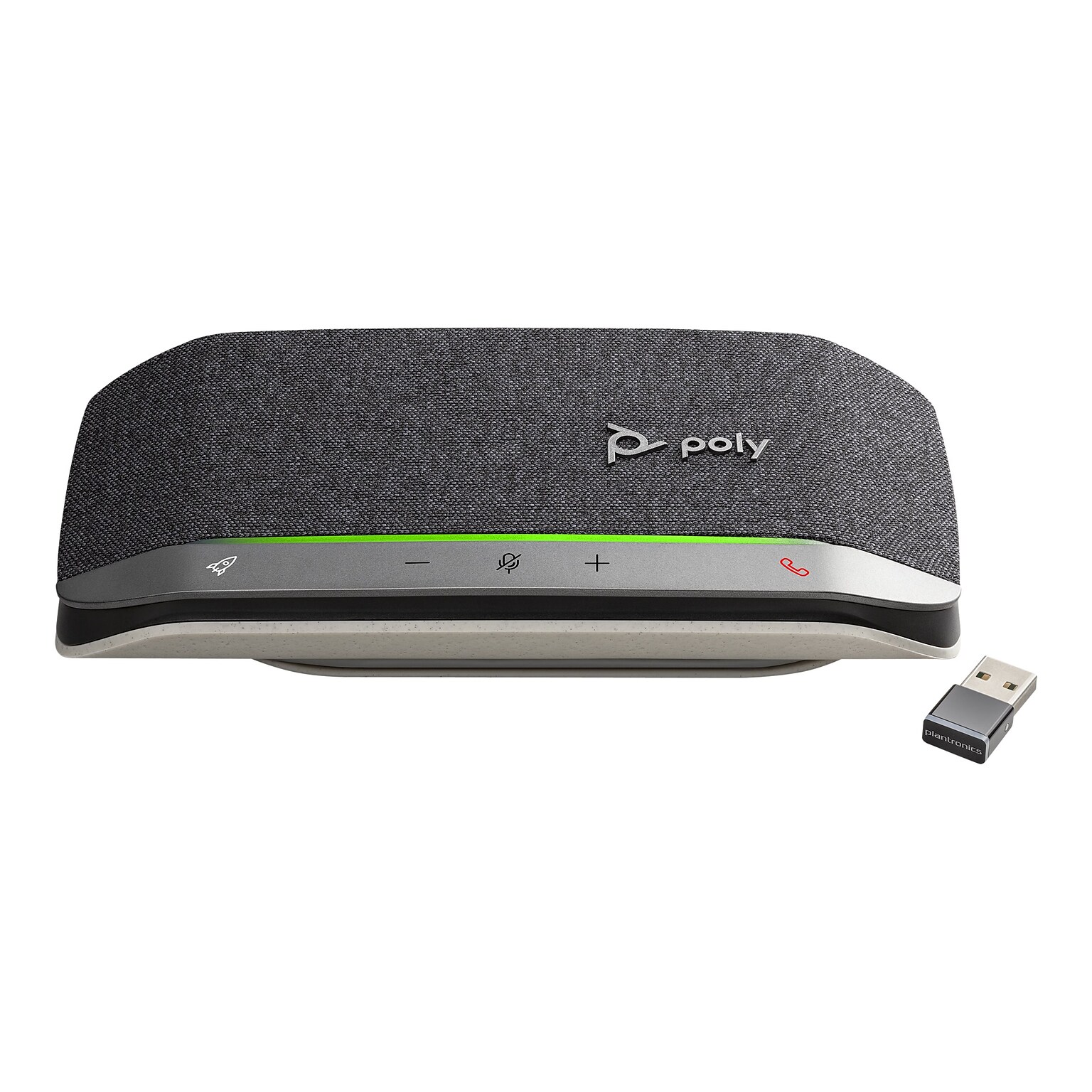 Poly Sync 20+ USB-C, Speakerphone, Silver/Black with BT600C (772D0AA)