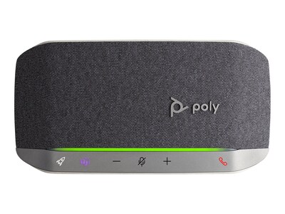 Poly Sync 20 USB-C MS Speakerphone, Black/Silver (7F0J8AA)