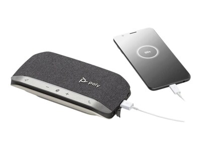 Poly Sync 20+ USB-C, MS Speakerphone with BT600C, Black/Silver (772D1AA)