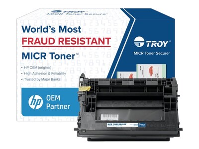Troy MICR Toner Secure M610/M611/M612 Black Standard Yield and Cartridge (02-W1470A-001)