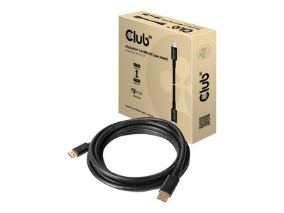 Club 3D CAC-1069B 13 DisplayPort Audio/Video Cable, Black