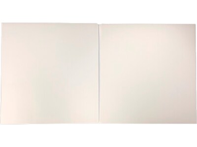 Flipside Premium 47 Study Carrel, White 12/Pack (19972-12)