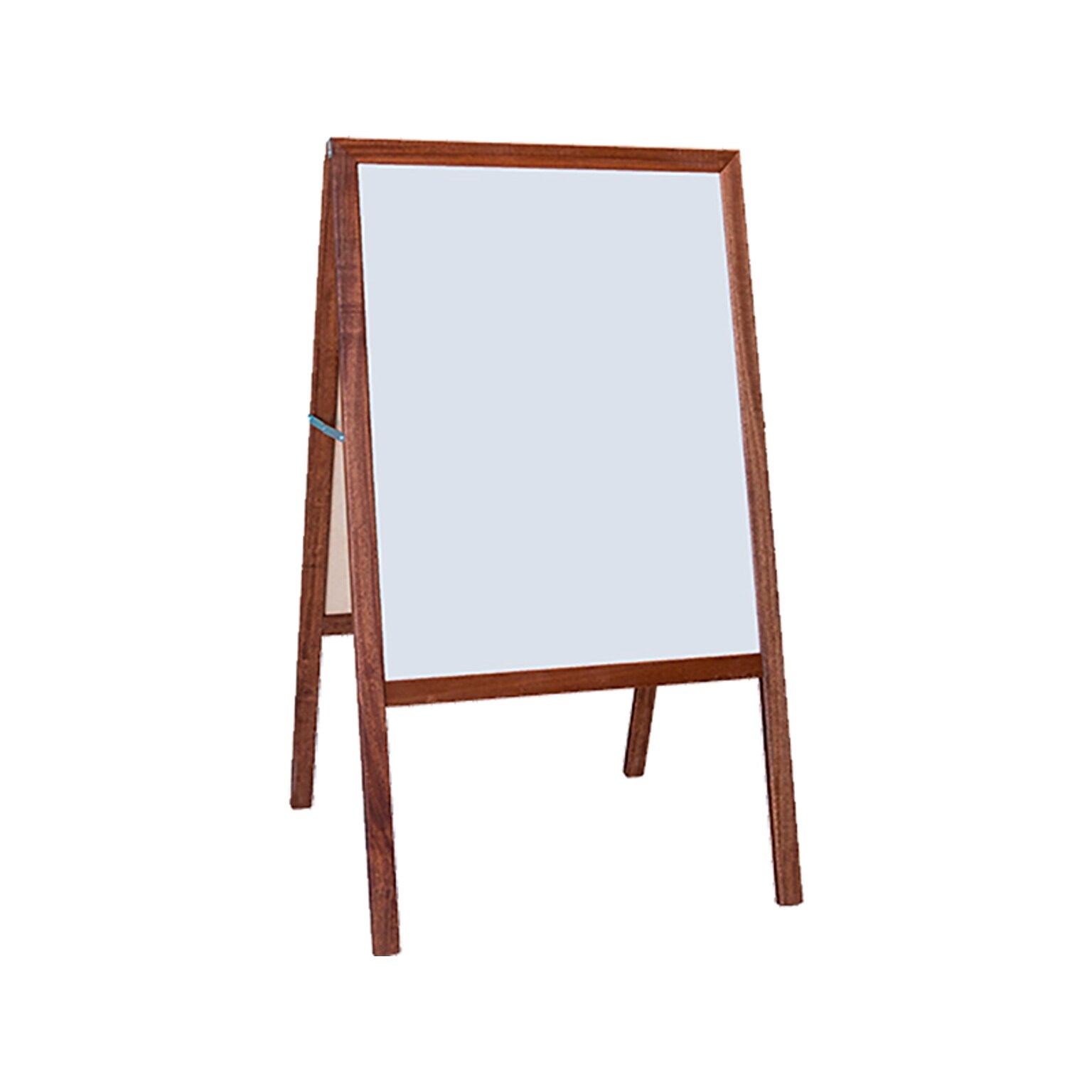 Flipside Dry-Erase/Chalkboard Marquee Easel, 42, White/Black/Stained Wood (31210)