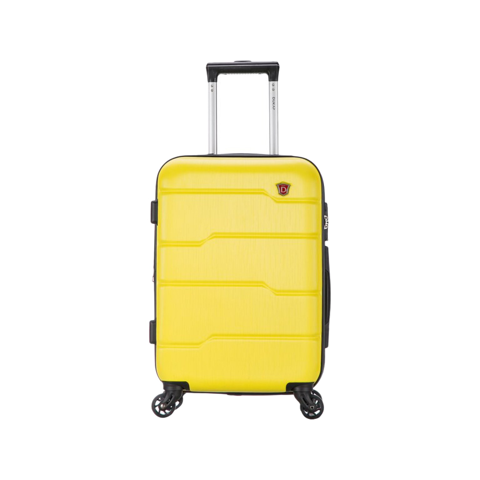 DUKAP Rodez 19.75 Hardside Suitcase, 4-Wheeled Spinner, TSA Checkpoint Friendly, Yellow (DKROD00S-YEL)