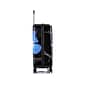 InUSA Prints ABS/PC 4-Wheel Spinner Luggage Set, Black Butterfly (IUAPCSML-BBU)
