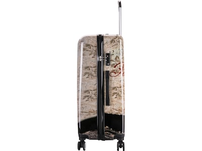 InUSA 28" Hardside Paris Suitcase, 4-Wheeled Spinner, TSA Checkpoint Friendly, Paris (IUAPC00L-PAR)