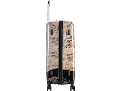 InUSA 28" Hardside Paris Suitcase, 4-Wheeled Spinner, TSA Checkpoint Friendly, Paris (IUAPC00L-PAR)