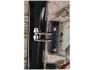 InUSA 28" Hardside Paris Suitcase, 4-Wheeled Spinner, TSA Checkpoint Friendly, Paris (IUAPC00L-PAR)