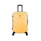 DUKAP ZONIX PC/ABS Plastic 4-Wheel Spinner Luggage, Mustard (DKZON00M-MUS)