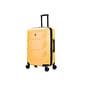 DUKAP ZONIX PC/ABS Plastic 4-Wheel Spinner Luggage, Mustard (DKZON00M-MUS)