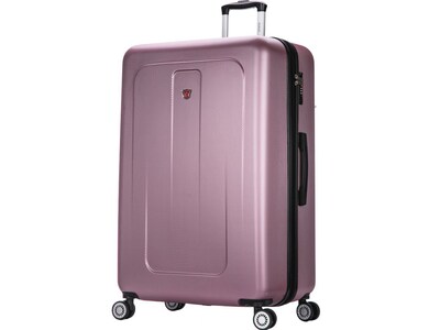 DUKAP CRYPTO PC/ABS Plastic 4-Wheel Spinner Luggage, Rose Gold (DKCRY00L-ROS)
