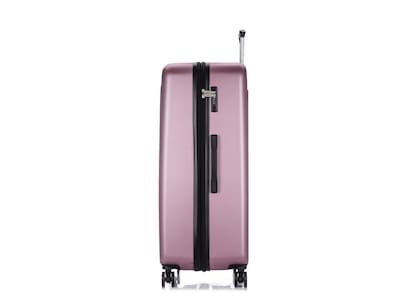 DUKAP CRYPTO PC/ABS Plastic 4-Wheel Spinner Luggage, Rose Gold (DKCRY00L-ROS)