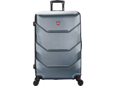 DUKAP Zonix 32.28 Hardside Suitcase, 4-Wheeled Spinner, Green (DKZON00L-GRE)
