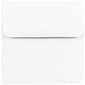 JAM Paper® 4.5 x 4.5 Square Invitation Envelopes, White, 100/Pack (439911145B)