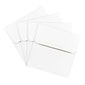 JAM Paper 4.5 x 4.5 Square Invitation Envelopes, White, 100/Pack (439911145B)