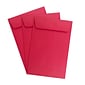 JAM Paper 6 x 9 Open End Catalog Colored Envelopes, Red Recycled, 100/Pack (V0128139)