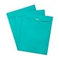 JAM Paper Open End Clasp Catalog Envelope, 9" x 12", Sea Blue, 100/Box (900906997)
