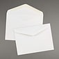 JAM Paper A7 Invitation Envelopes with V-Flap, 5.25 x 7.25, White, 25/Pack (4023210)