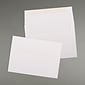 JAM Paper A7 Strathmore Invitation Envelopes, 5.25 x 7.25, Bright White Linen, 50/Pack (191189I)