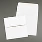 JAM Paper 4.5 x 4.5 Square Invitation Envelopes, White, Bulk 250/Box (439911145H)